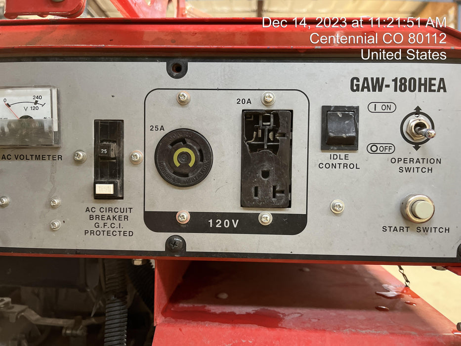 2020 MULTIQUIP GAW180HEA