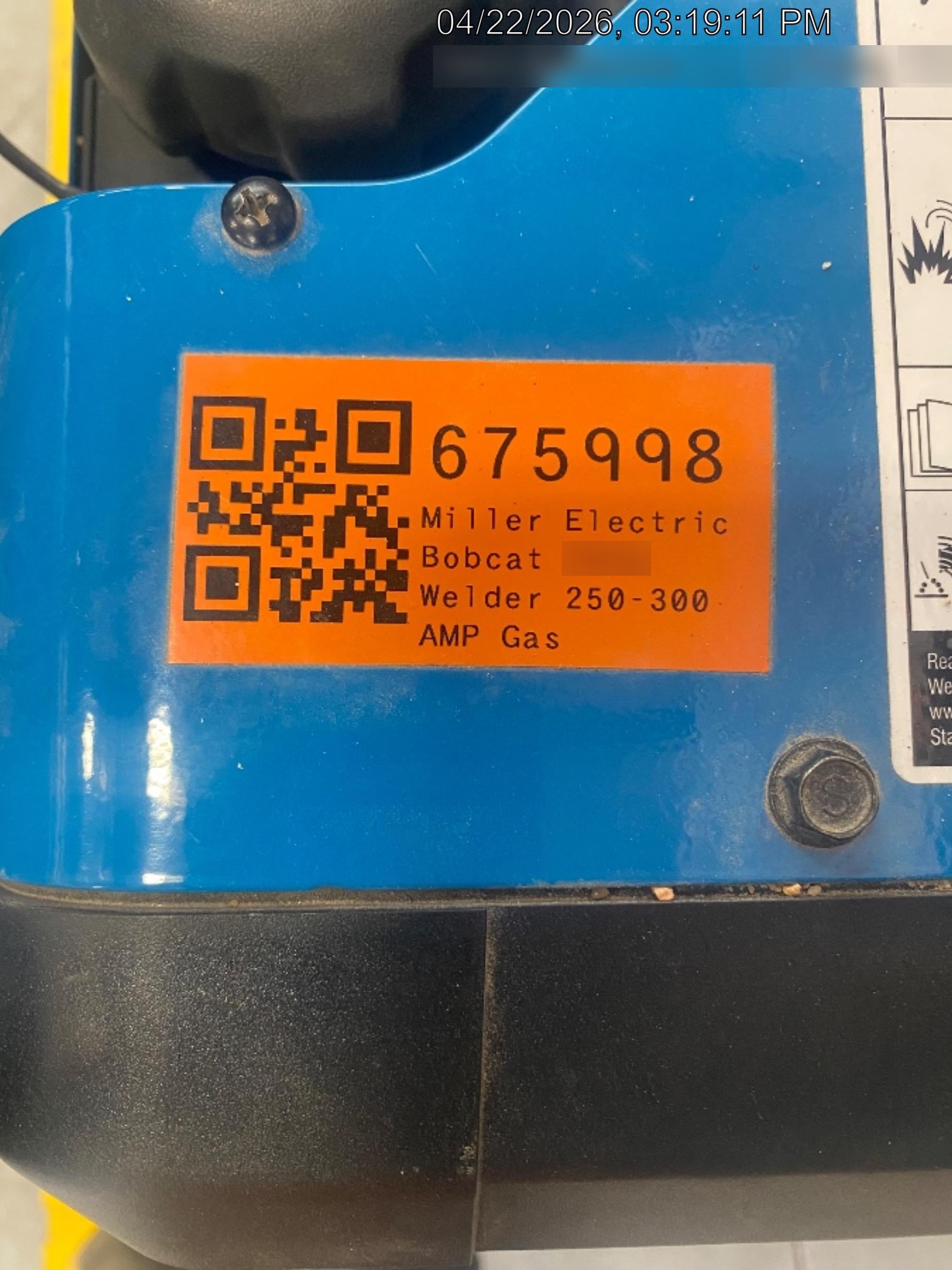 2026 MILLER ELECTRIC Bobcat 265 G