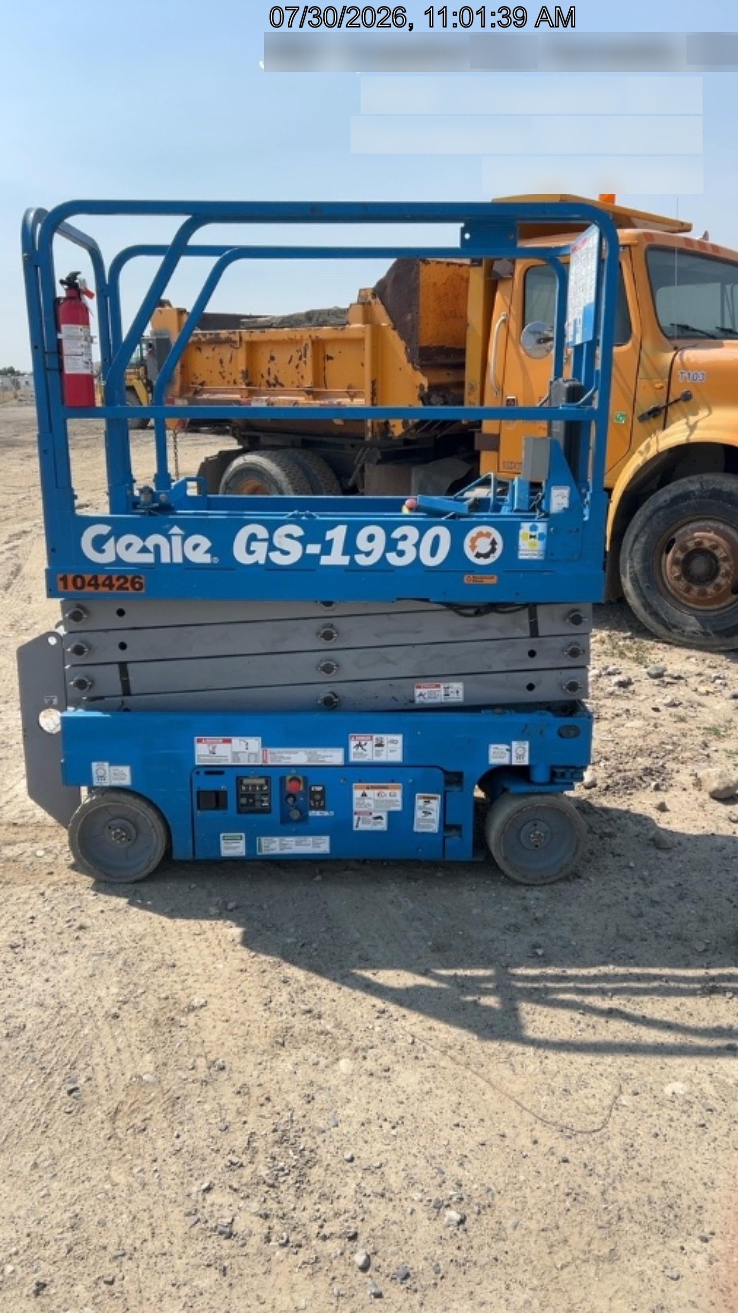 2020 Genie GS-1930 Standard Machine, 800W Inverter