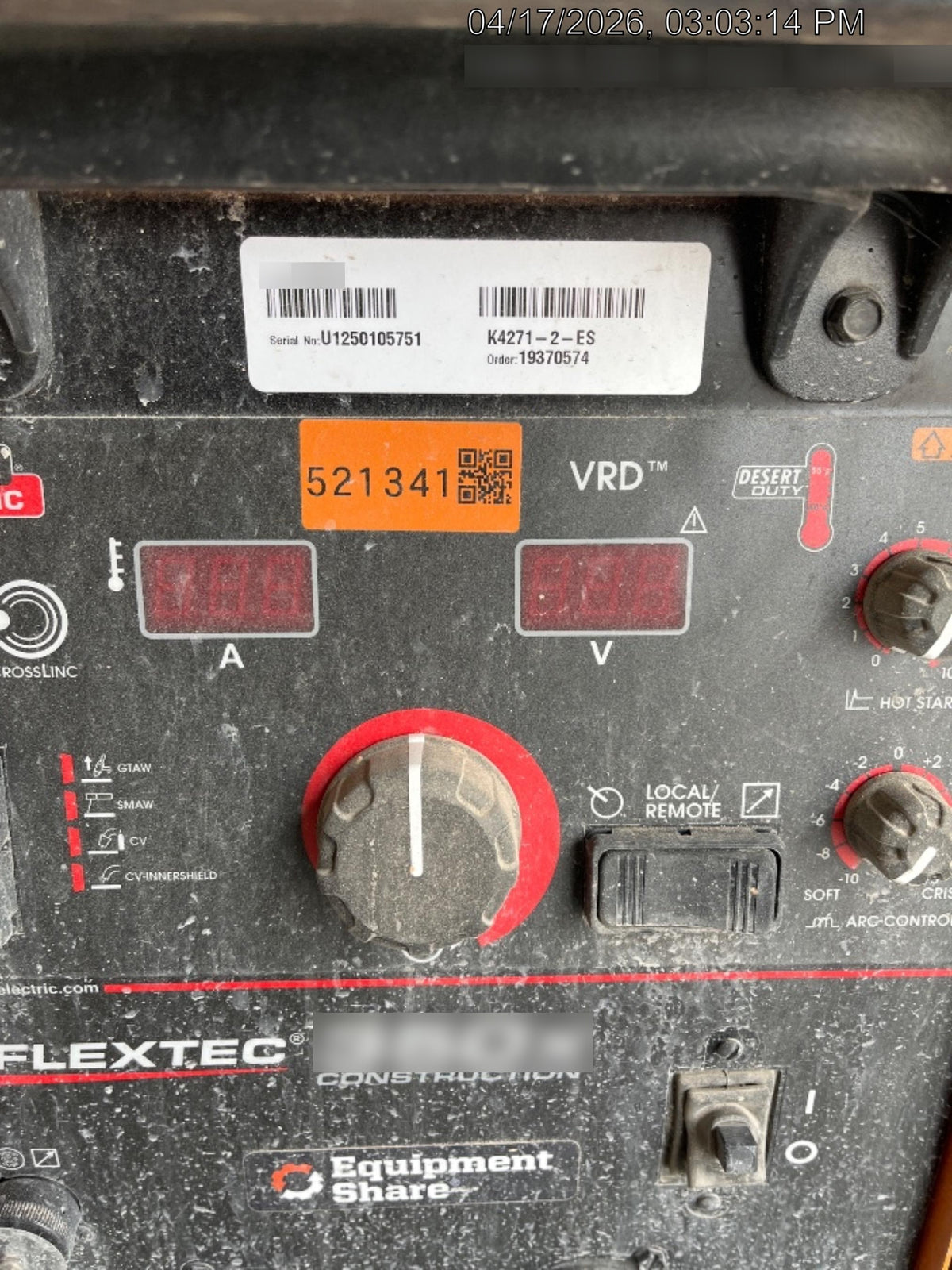 2025 LINCOLN ELECTRIC FLEXTEC 350X