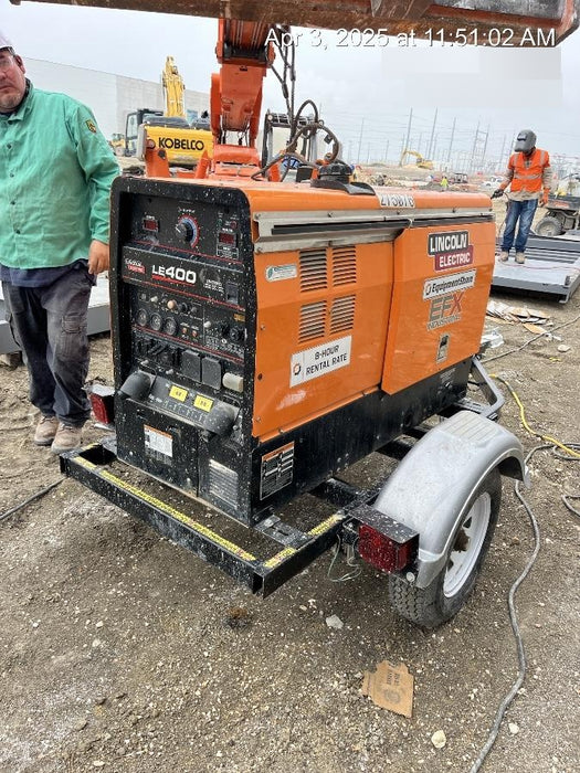 2022 Lincoln Electric LE400 Kubota V1505, Trlr, Cable Rack, Light Kit, ES Decals, T3