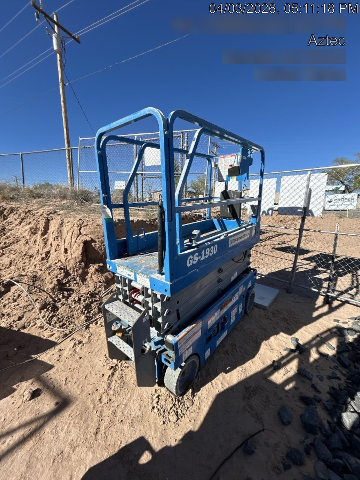 2020 Genie GS-1930 Standard Machine