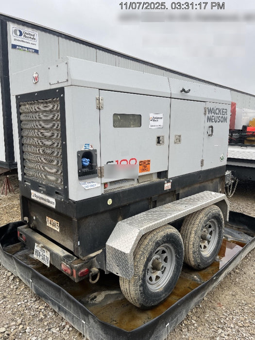 2018 WACKER NEUSON G100
