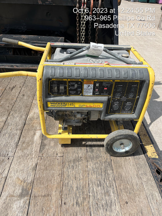 2018 WACKER NEUSON GP6600A