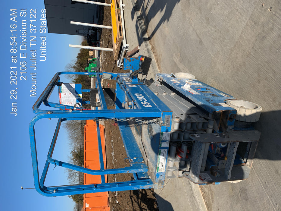 2020 Genie GS-1930 Solid Non Marking Tires, Beacon, Folding rails with half height swing gate
