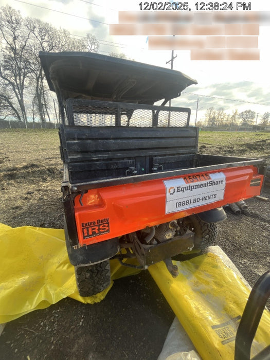 2021 Kubota RTV-X1140W-H Plastic Canopy, Windshield Acrylic Clear, LED Strobe Light, Wire Harness Kit, Back up Alarm