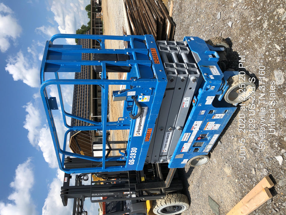 2019 Genie GS-1930 Fixed Rails with Chain Entry