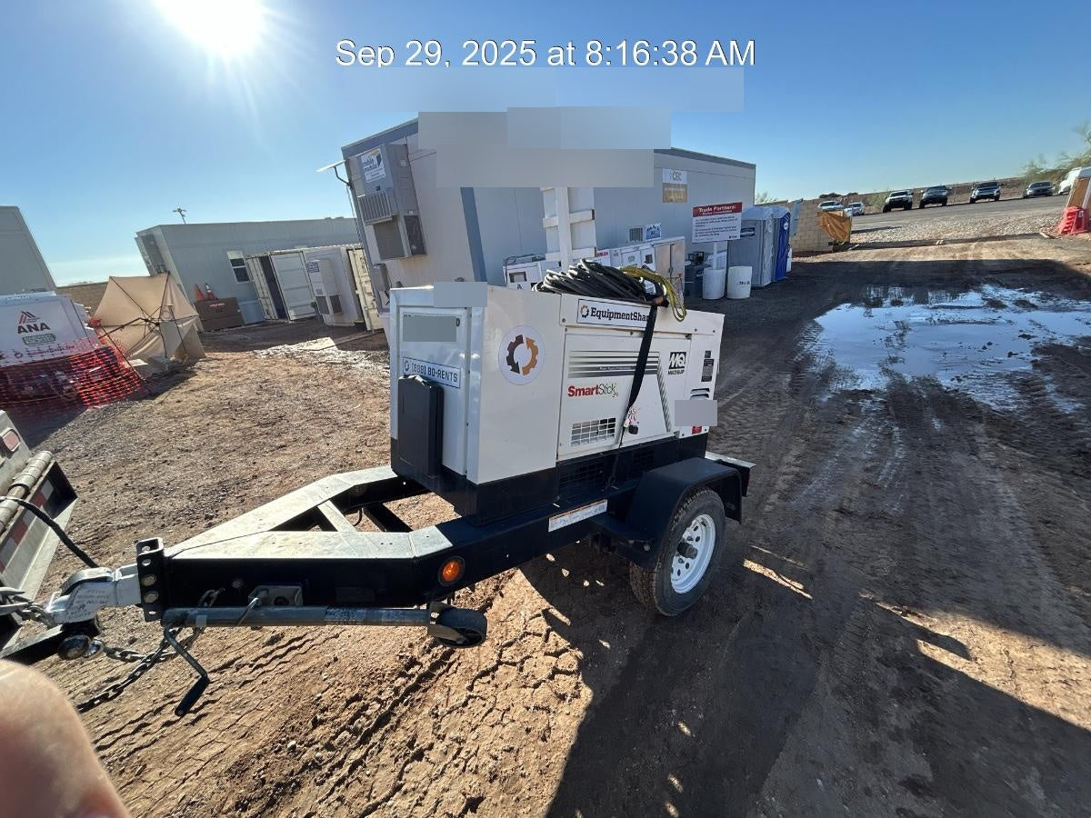 2020 Multiquip DLW400ESA4 400 amp Welder, 14kW, 120/240V, T4F Kubota, Trailer