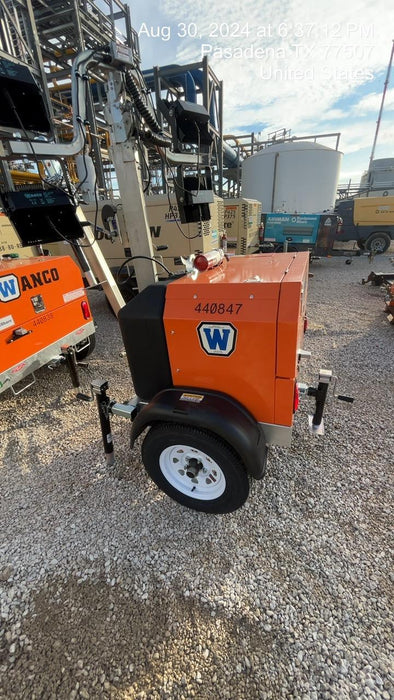 2024 Wanco WLTT-4MM4K Diesel, Deep Sea Controller, Shore Power Plug, Auto Start, (4) 350W LED Floodlights, 4kW Generator, 60 Gal Fuel Tank, 2" Ball, T3
