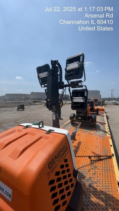 2024 Generac MLT2 Diesel, Flex Switch 120V Input, Powerzone Controller, 
(4) 320W LED Lights, 4kW Generator, 39.9 Gal Fuel Tank, 2" Ball, T3