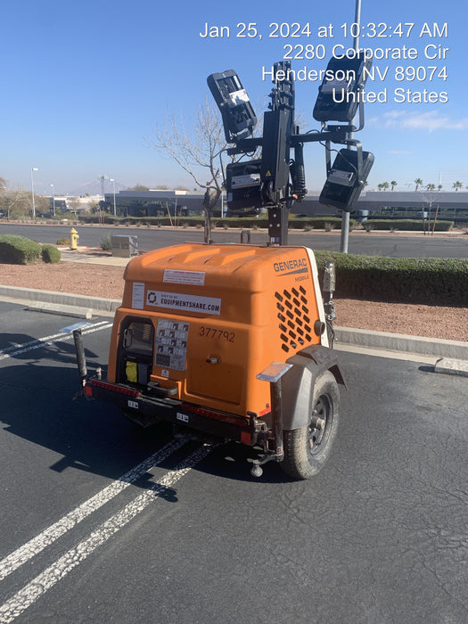 2023 Generac MLT2 Diesel, Flex Switch 120V Input, Powerzone Controller, 
(4) 320W LED Lights, 4kW Generator, 39.9 Gal Fuel Tank, 2" Ball, T3