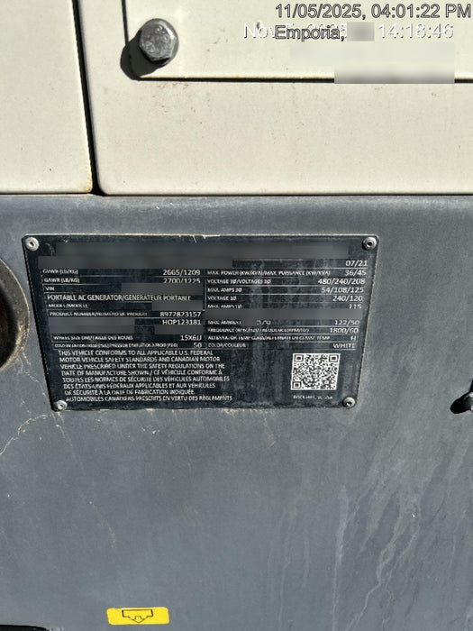 2021 ATLAS COPCO QAS45 CWK