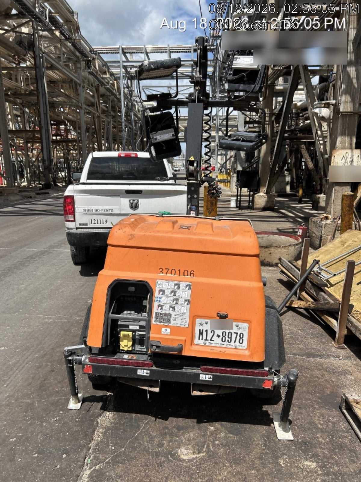 2023 Generac MLT2 Diesel, Flex Switch 120V Input, Powerzone Controller, 
(4) 320W LED Lights, 4kW Generator, 39.9 Gal Fuel Tank, 2" Ball, T3