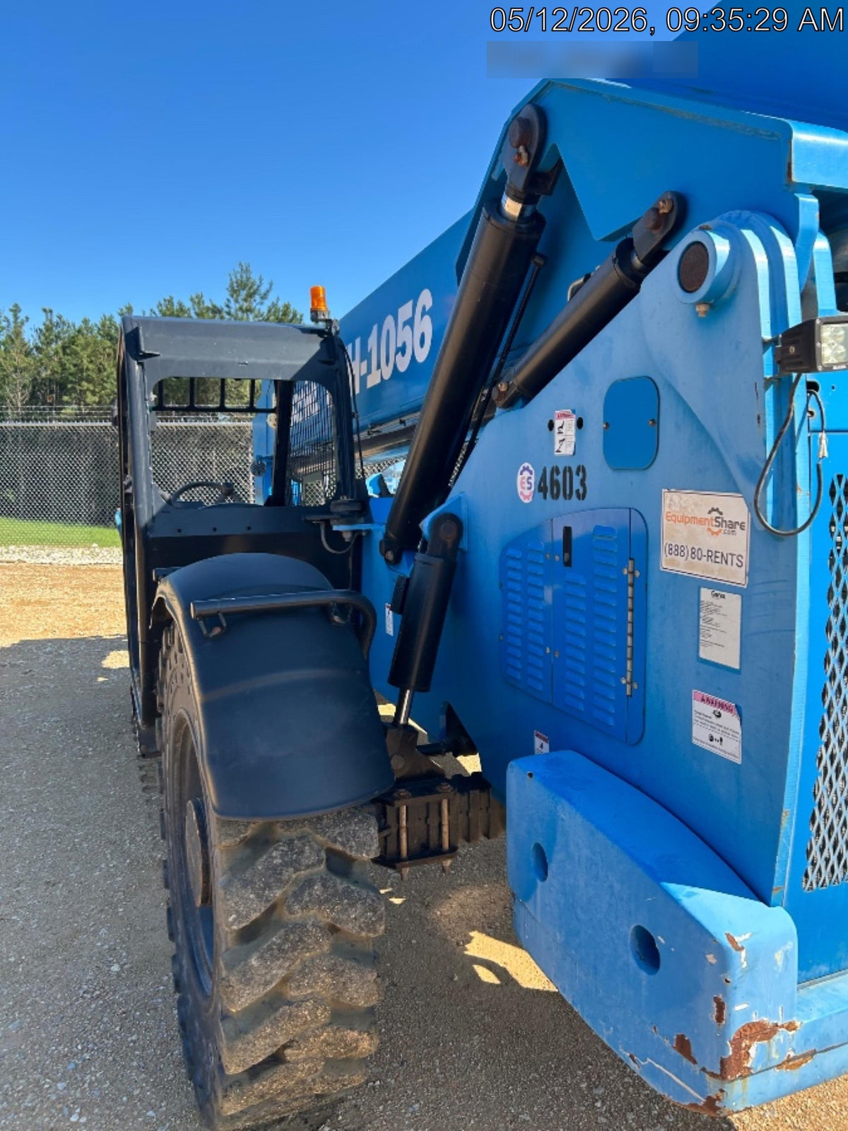 2017 Genie GTH-1056 Genie GTH1056, Solid Tires, 60" carriage, Light Kit, Open ROPS