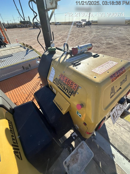 2022 Allmand NLV3GR (4) LED Light Fixture 350W, 23' Vertical Mast, 3kW Prime, Towable, ES Decals, T3