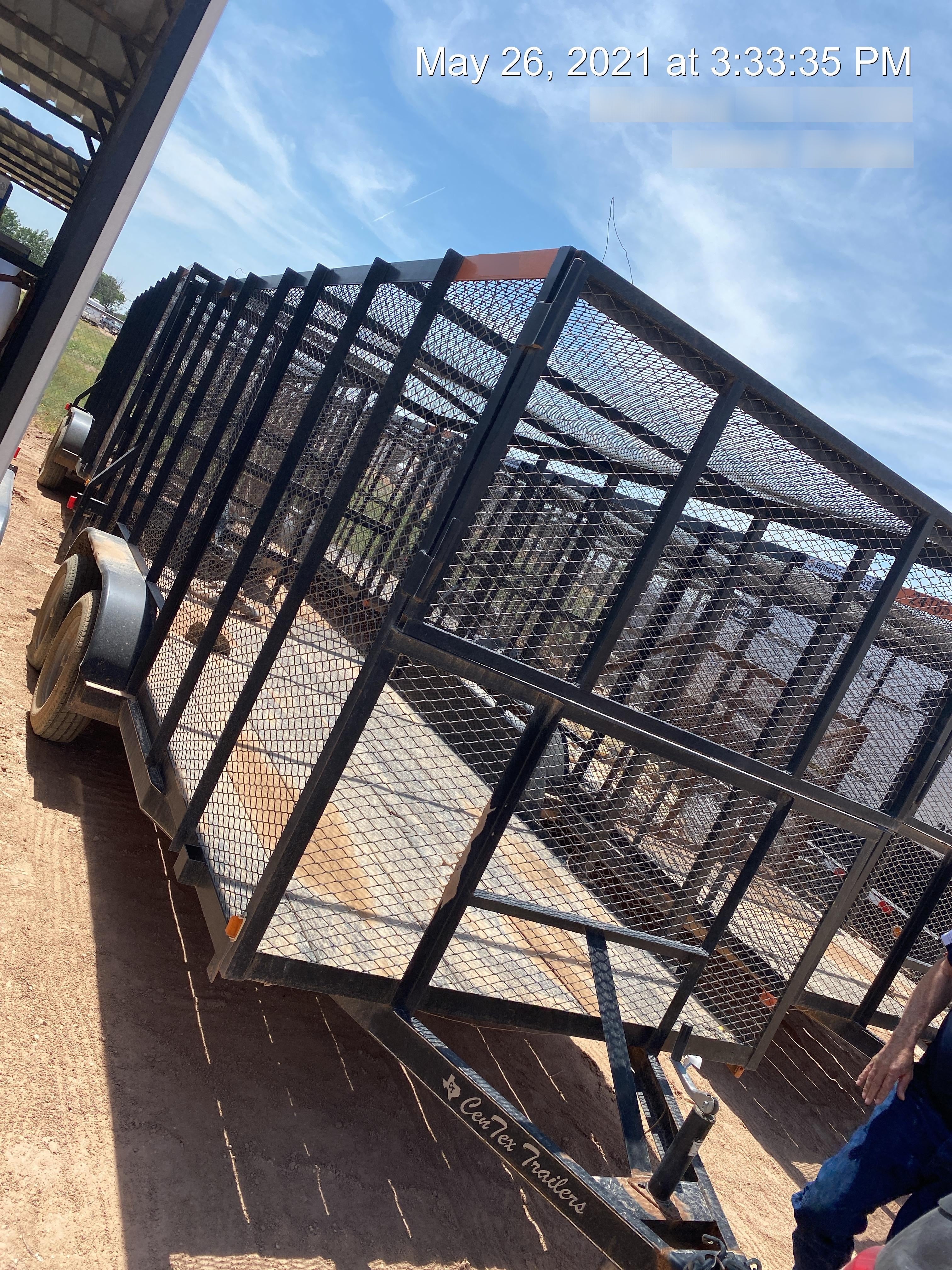 2019 CENTEX Trash Trailer