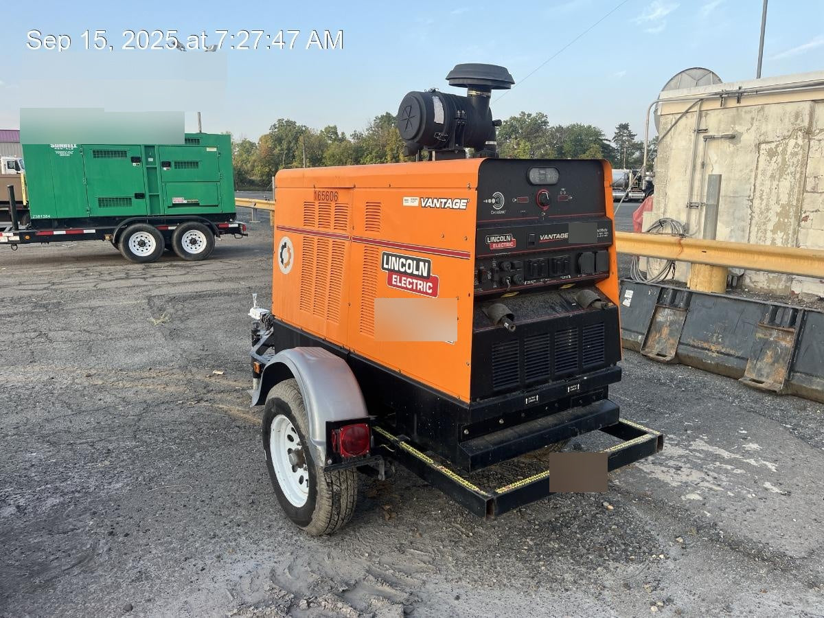2021 Lincoln Electric Vantage 549X Ready Pak 3, ORANGE (includes trailer, cable rack, fender light kit)