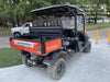 2021 Kubota RTV-X1140W-H Plastic Canopy, Windshield Acrylic Clear, LED Strobe Light, Wire Harness Kit, Back up Alarm