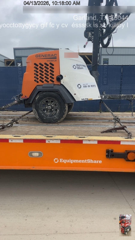 2024 Generac MLT2 Diesel, Flex Switch 120V Input, Powerzone Controller, 
(4) 320W LED Lights, 4kW Generator, 39.9 Gal Fuel Tank, 2" Ball, T3