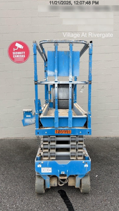 2020 Genie GS-1930 Solid Non Marking Tires, Beacon, Folding rails with half height swing gate