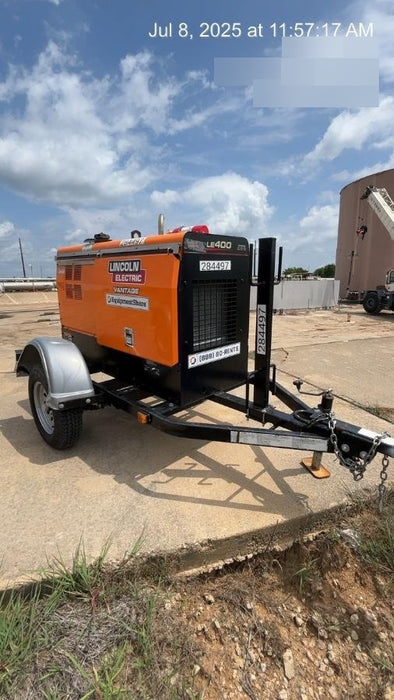 2022 Lincoln Electric LE400 Kubota V1505, Trlr, Cable Rack, Light Kit, ES Decals, T3