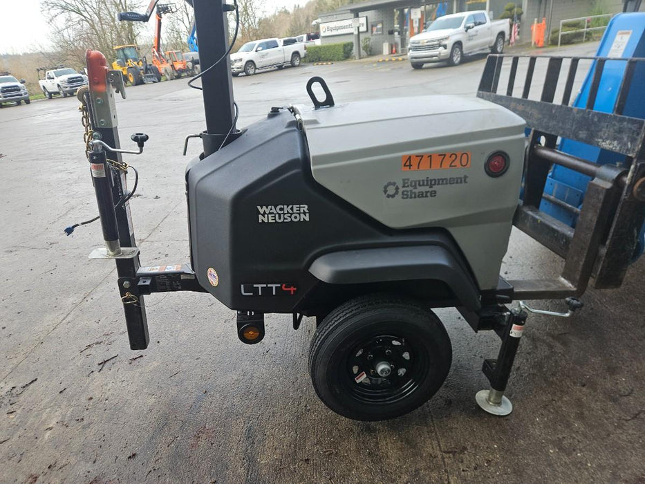 2024 Wacker Neuson LTT4 Diesel, Kohler KDW702, Deep Sea Controller, Auto Start, LED 320W, Bypass Outlet, T3