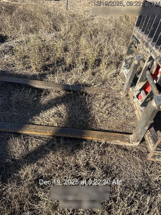 2019 Manitou MTA10055 Cab/Heat/Air, 120 HP, Solid Tires, Work Lights, Lift Hook, Auxiliary Hydraulics 66" Carriage and 60" Forks