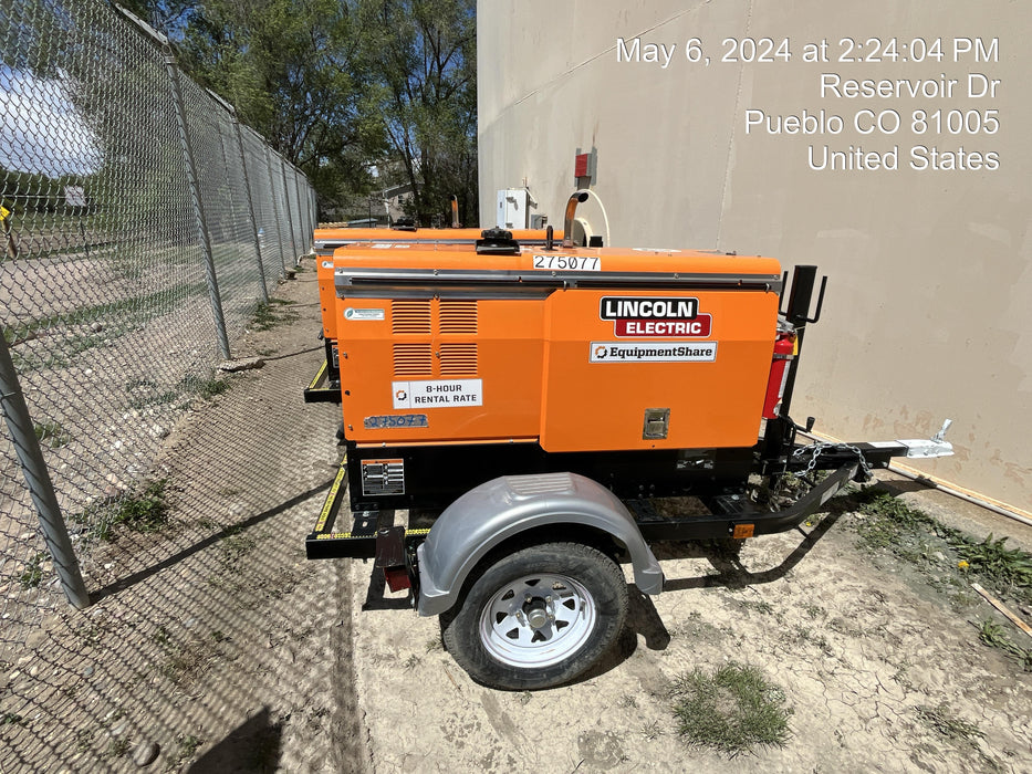 2022 Lincoln Electric LE400 Kubota V1505, Trlr, Cable Rack, Light Kit, ES Decals, T3