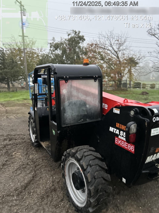 2020 Manitou MTA5519 Canopy, Solid Tires, Work Lights, Beacon, Aux Hydraulics, Back up Alarm, Mirrors, ES Keypad