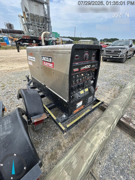 2024 Lincoln Electric LE400 Kubota V1505, Trlr, Cable Rack, Light Kit, ES Decals, T3