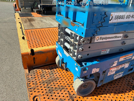 2020 Genie GS-1930 Solid Non Marking Tires, Beacon, Folding rails with half height swing gate
