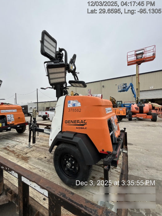 2023 Generac MLT2 Diesel, Flex Switch 120V Input, Powerzone Controller, 
(4) 320W LED Lights, 4kW Generator, 39.9 Gal Fuel Tank, 2" Ball, T3