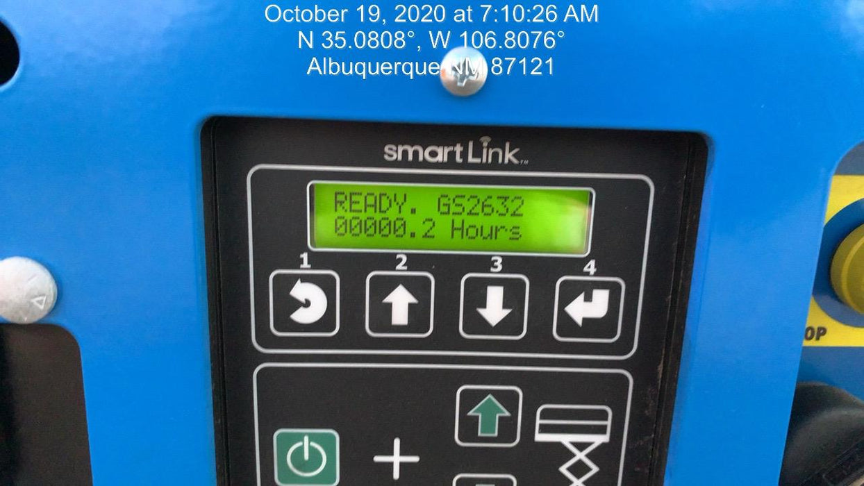 2020 Genie GS-2632 Solid NM Tires, Folding Rails with Half-Height Swing Gate, Beacon