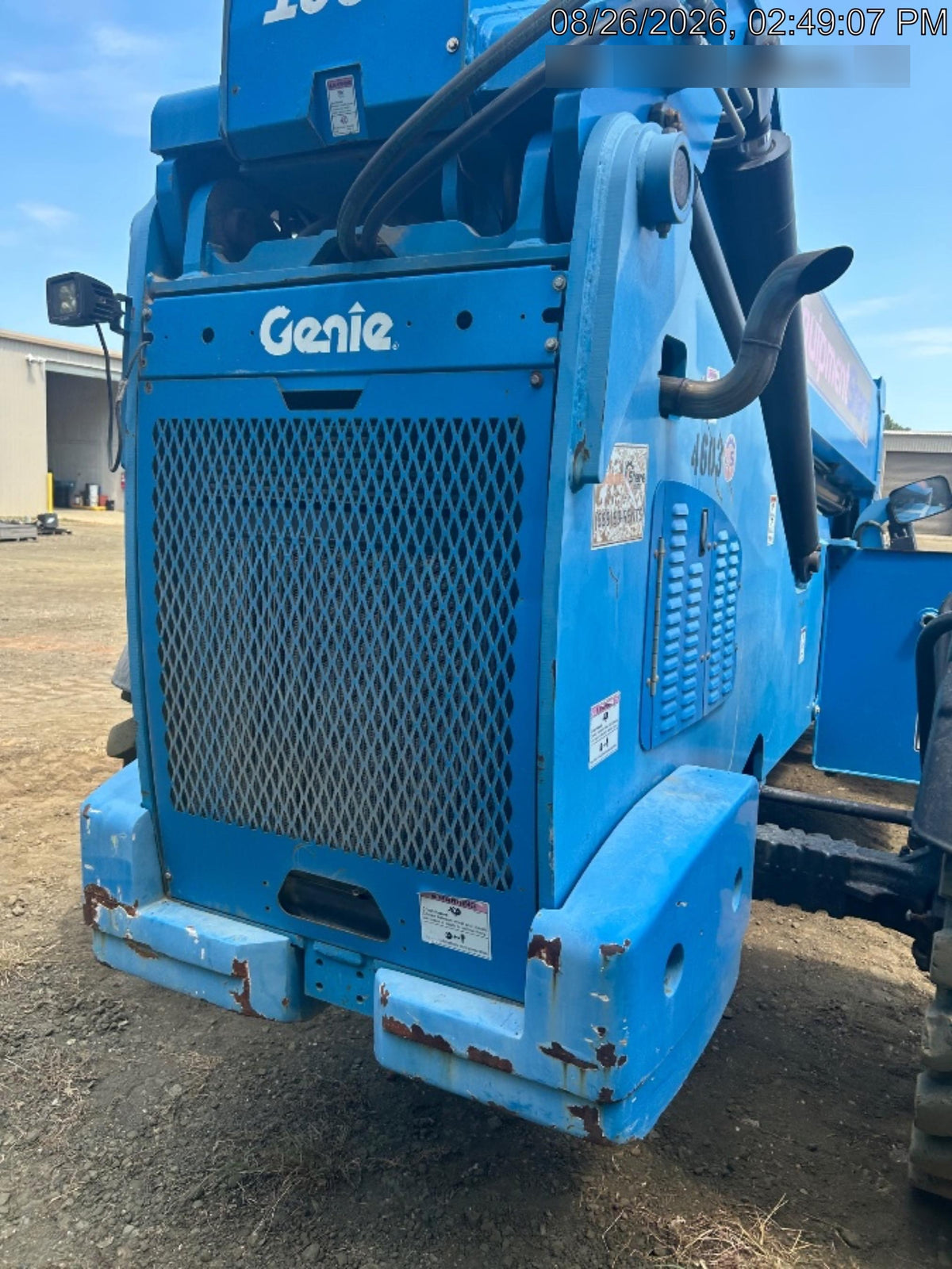 2017 Genie GTH-1056 Genie GTH1056, Solid Tires, 60" carriage, Light Kit, Open ROPS