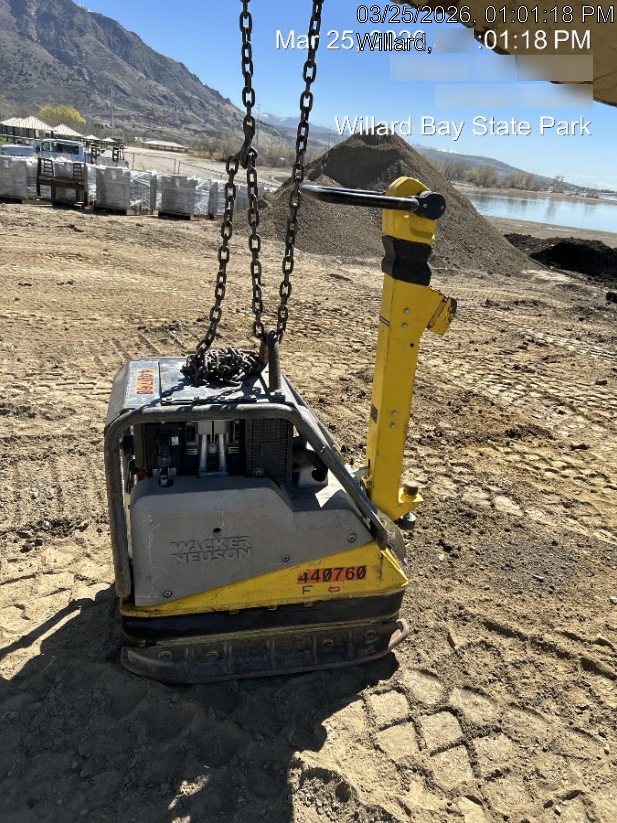 2024 Wacker Neuson DPU6555Heh Hatz Diesel, Reversible Plate Compactor, electric start