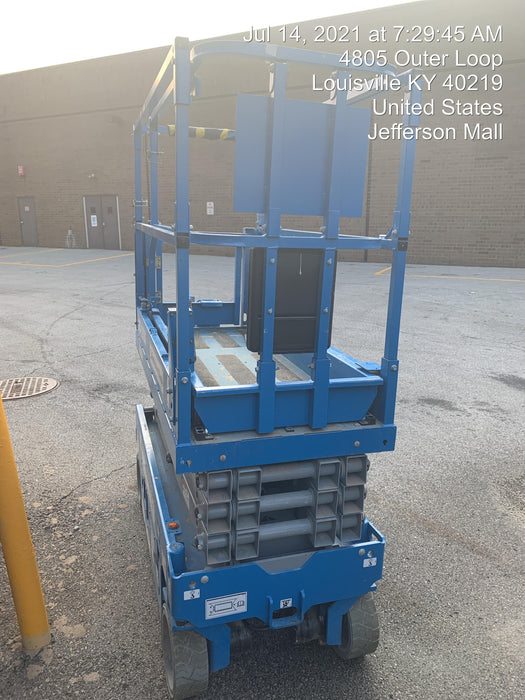 2020 Genie GS-1930 Solid Non Marking Tires, Beacon, Folding rails with half height swing gate, 800W Inverter
