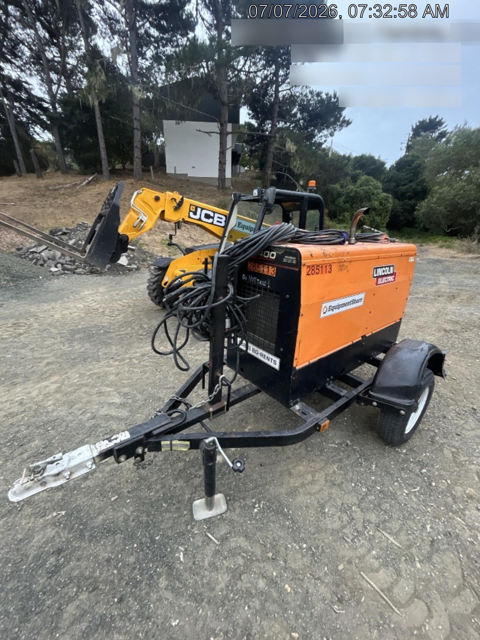 2022 Lincoln Electric LE400 Kubota V1505, Trlr, Cable Rack, Light Kit, ES Decals, T3