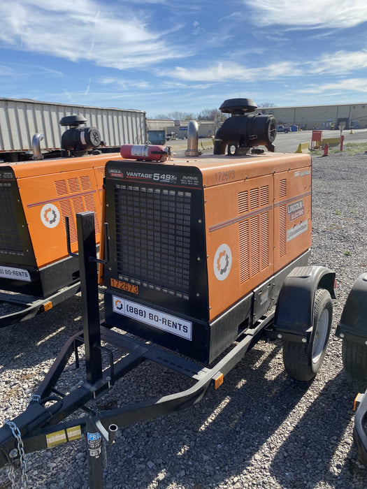 2021 Lincoln Electric Vantage 549X Ready Pak 3, ORANGE (includes trailer, cable rack, fender light kit)