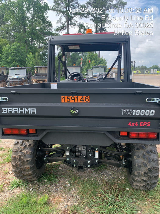 2021 Yanmar YU1000 Canopy, Steel Wheel, Poly WindShield, Beacon, Backup Alarm