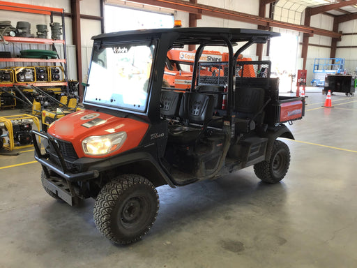 2019 Kubota RTV-X1140 4wd Utility Cart, LED Strobe, Windshield Tempered Glass, Pastic Canopy, Wire Harness Kit, Backup Alarm