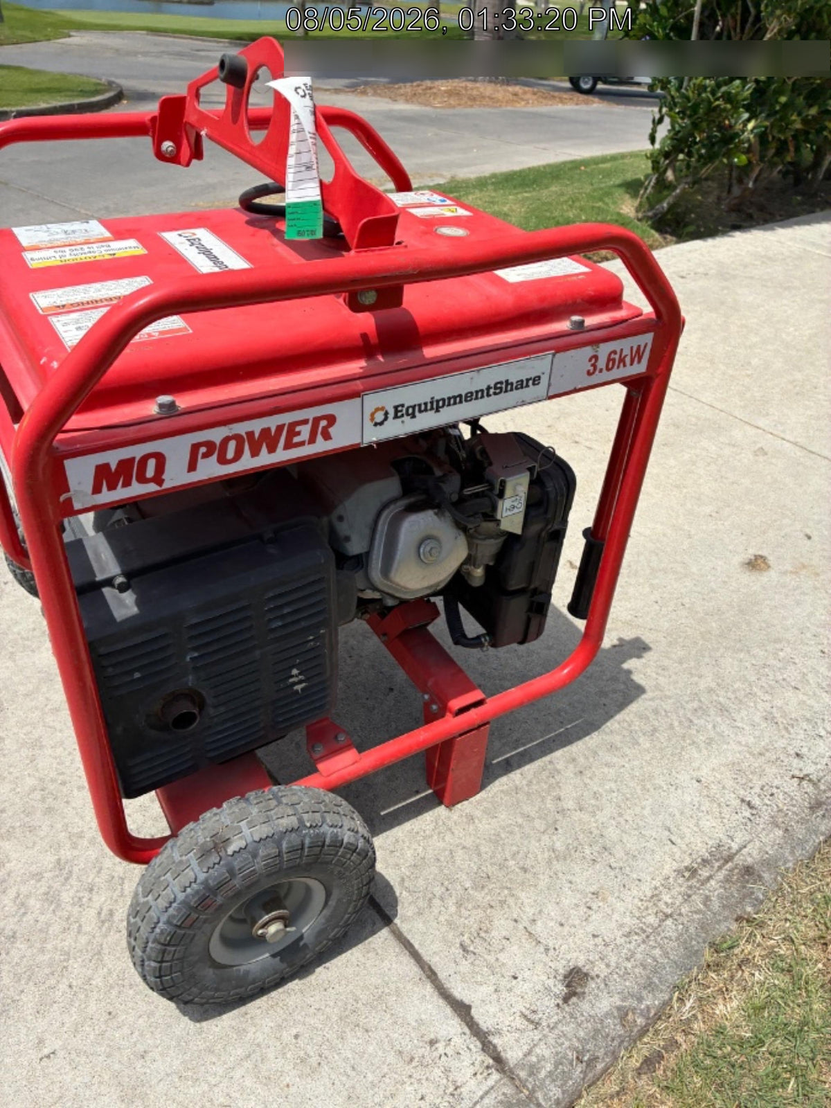 2021 Multiquip GA36HR Gen 3.6kW Honda GX240 GFCI