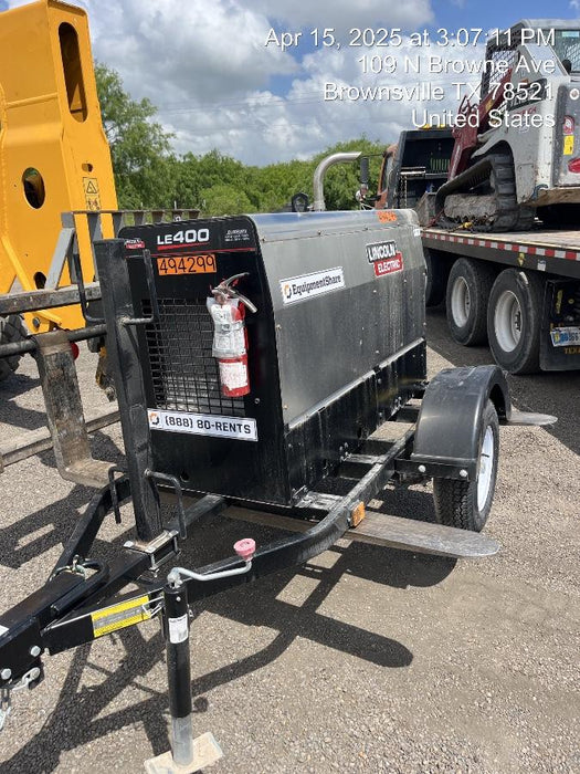 2025 Lincoln Electric LE400 Diesel, Kubota V1505, 22 HP, Trlr, Cable Rack, Light Kit, ES Decals, T3