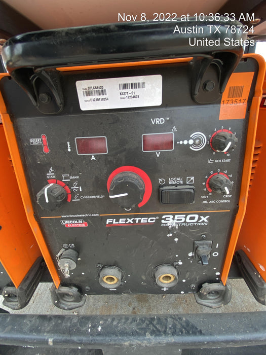 2021 LINCOLN ELECTRIC FLEXTEC 350X