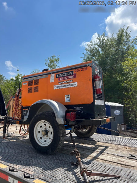 2022 Lincoln Electric LE400 Kubota V1505, Trlr, Cable Rack, Light Kit, ES Decals, T3