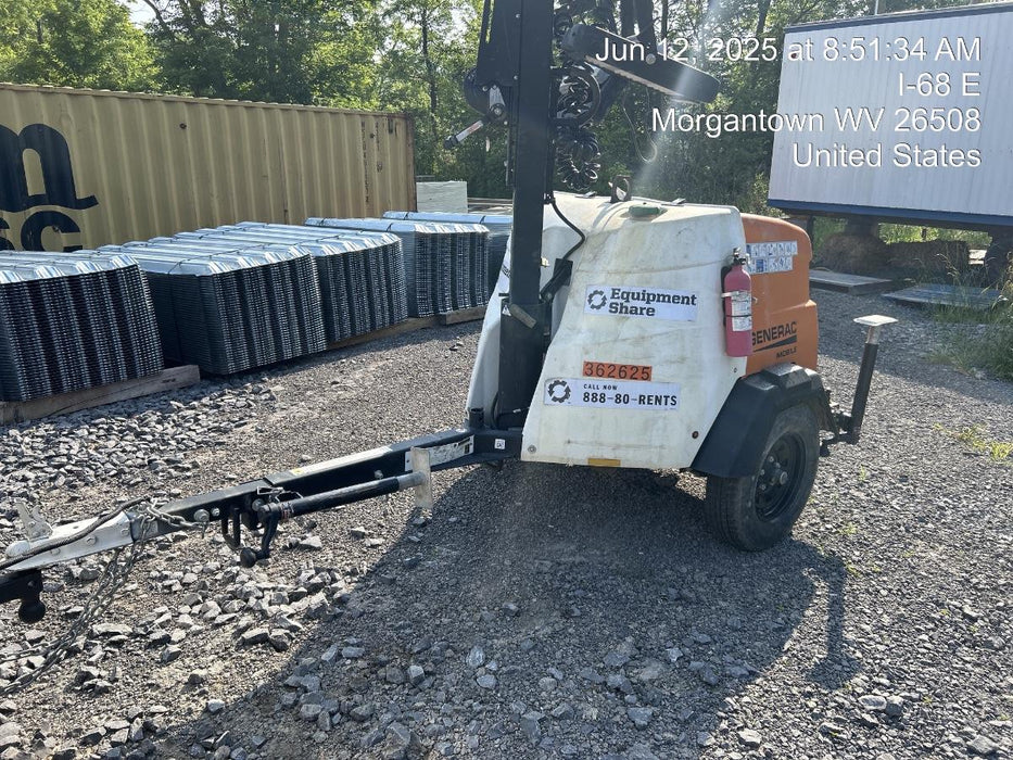 2023 Generac MLT2 Diesel, Flex Switch 120V Input, Powerzone Controller, 
(4) 320W LED Lights, 4kW Generator, 39.9 Gal Fuel Tank, 2" Ball, T3