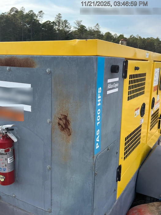 2020 ATLAS COPCO PAS 100 HF CS Enclosed