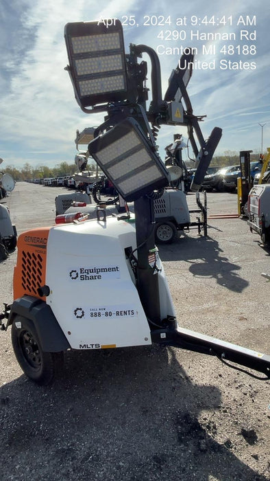 2024 Generac MLT2 Diesel, Flex Switch 120V Input, Powerzone Controller, 
(4) 320W LED Lights, 4kW Generator, 39.9 Gal Fuel Tank, 2" Ball, T3