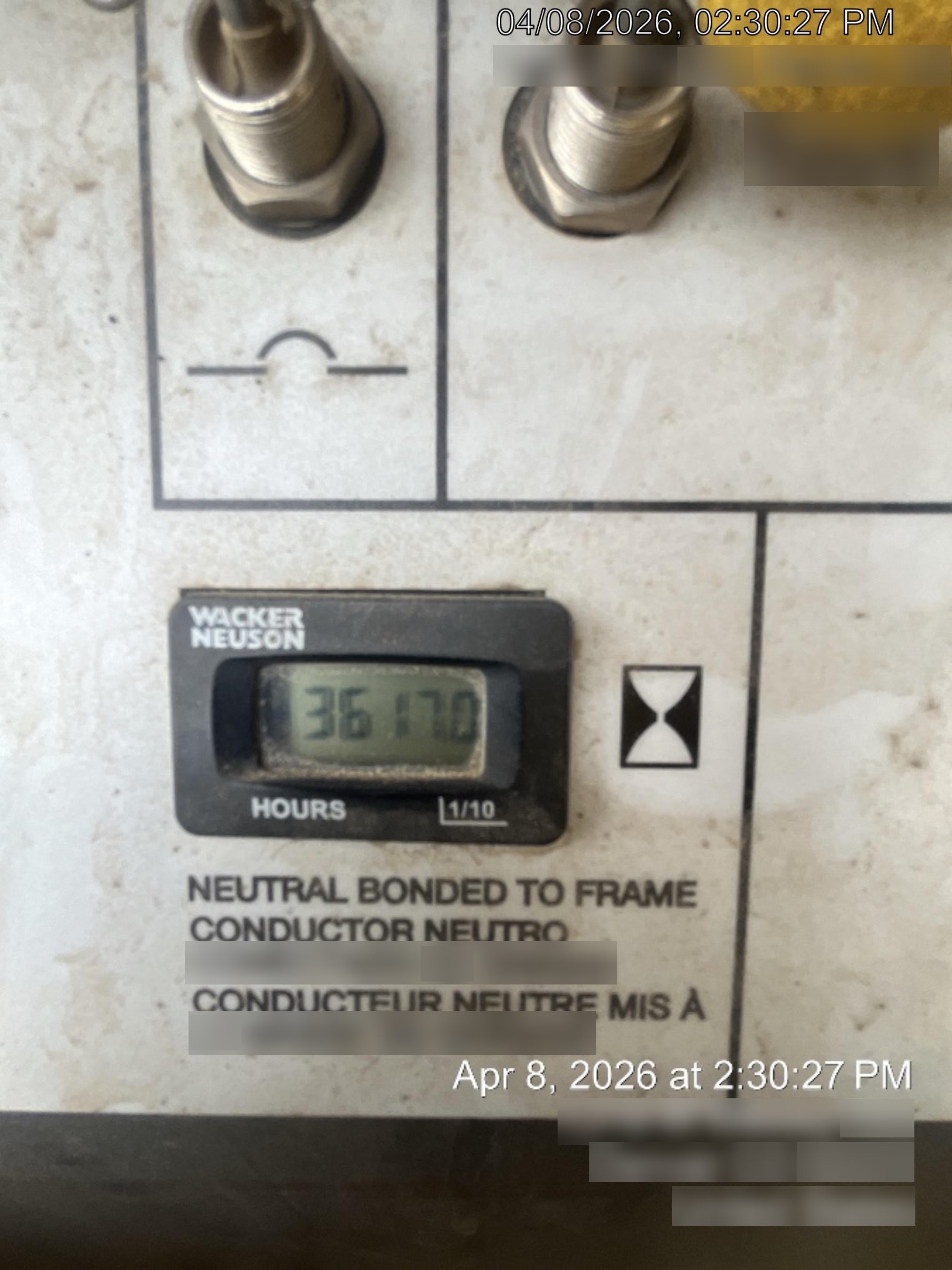 2019 Wacker Neuson LTV6L-MH Standard Options, ES Track Hardware, Fuel Level Sensor