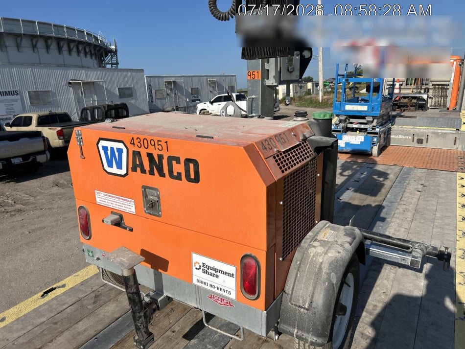 2024 Wanco WLTT-4MM4K Diesel, Deep Sea Controller, Shore Power Plug, Auto Start, (4) 350W LED Floodlights, 4kW Generator, 60 Gal Fuel Tank, 2" Ball, T3
