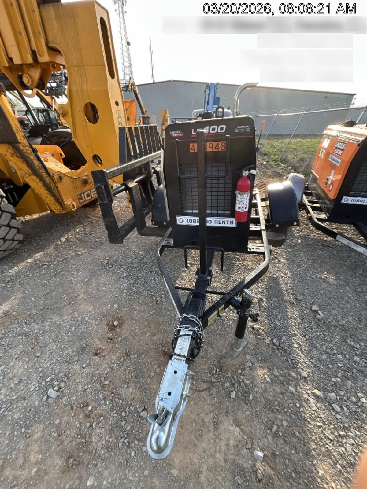 2024 Lincoln Electric LE400 Kubota V1505, Trlr, Cable Rack, Light Kit, ES Decals, T3